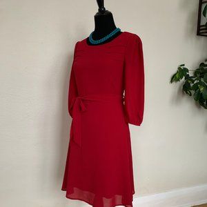 Pretty red dress from Modcloth sz S